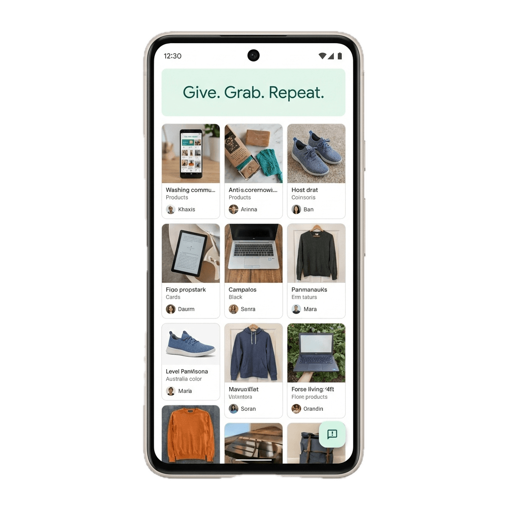 Grab It App Interface